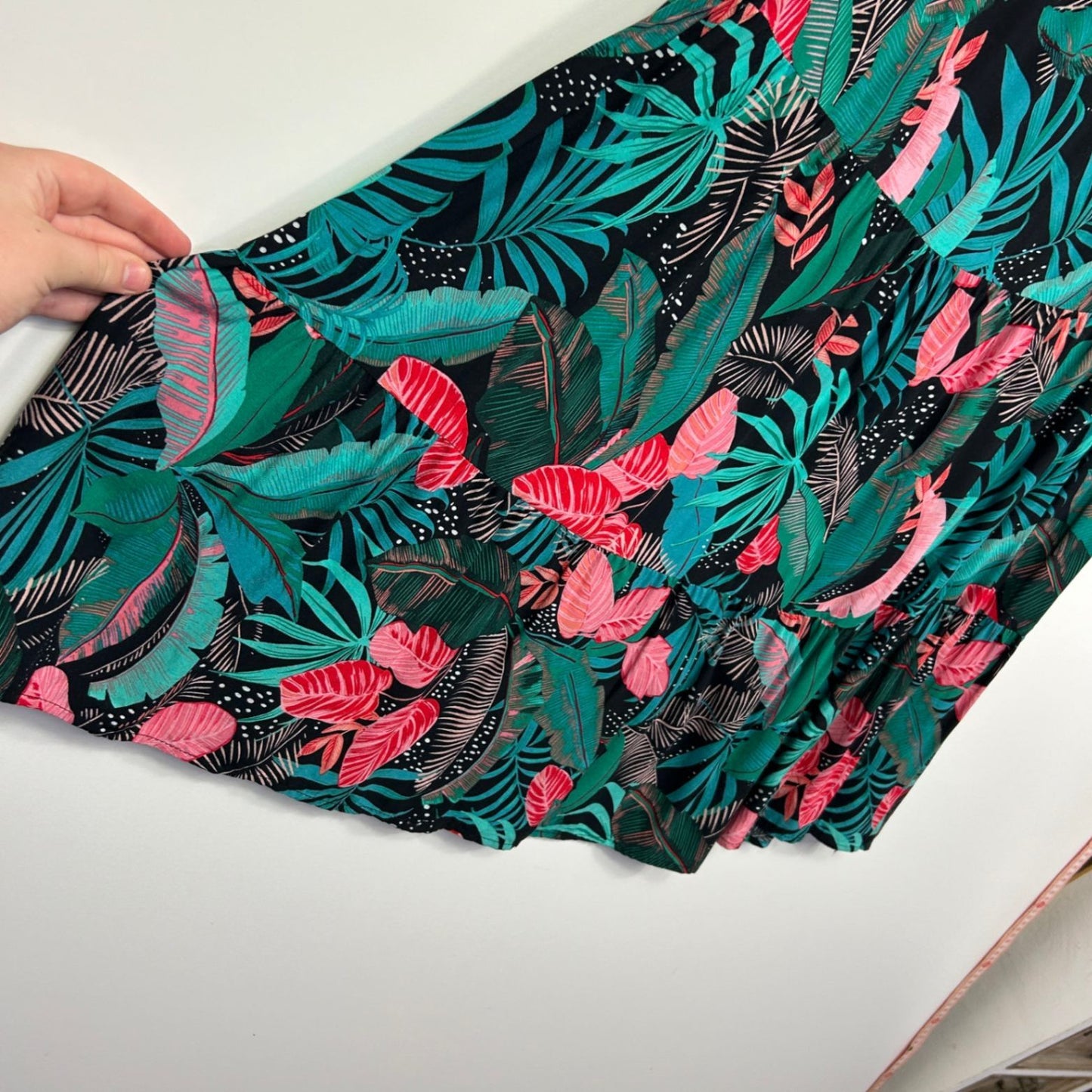 Rockmans Multicoloured Floral Maxi Skirt Size 14