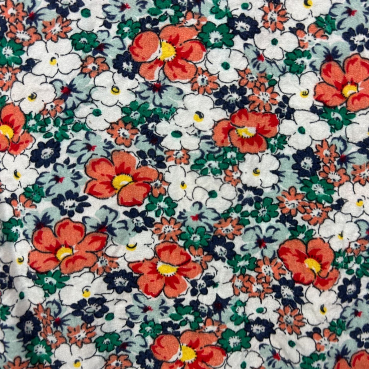 FREEZ Multicoloured Rayon 3/4 Sleeve Floral Rayon Boho Blouse Size XL 14 16