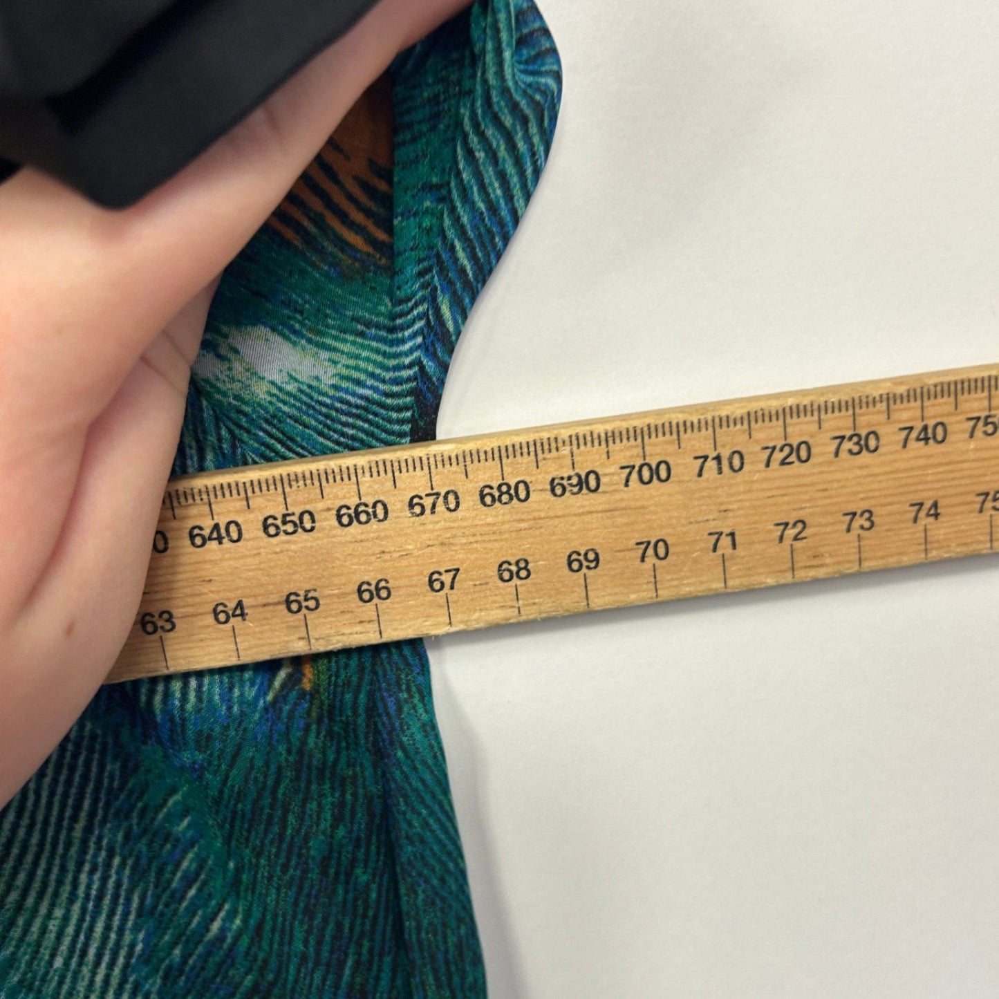 Belle Curve Multicoloured Open Front Kimono Jacket Size 18