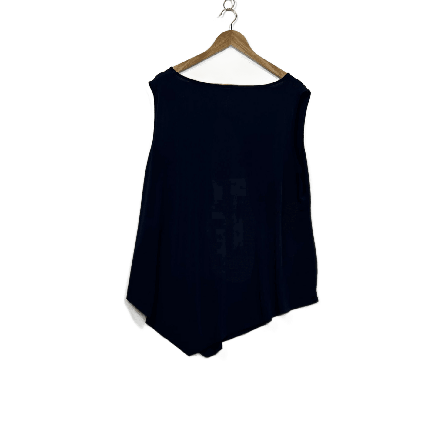 Taking Shape Tunic Blue V-Neck Asymmetric Hem Sleeveless Top Size 20 Plus