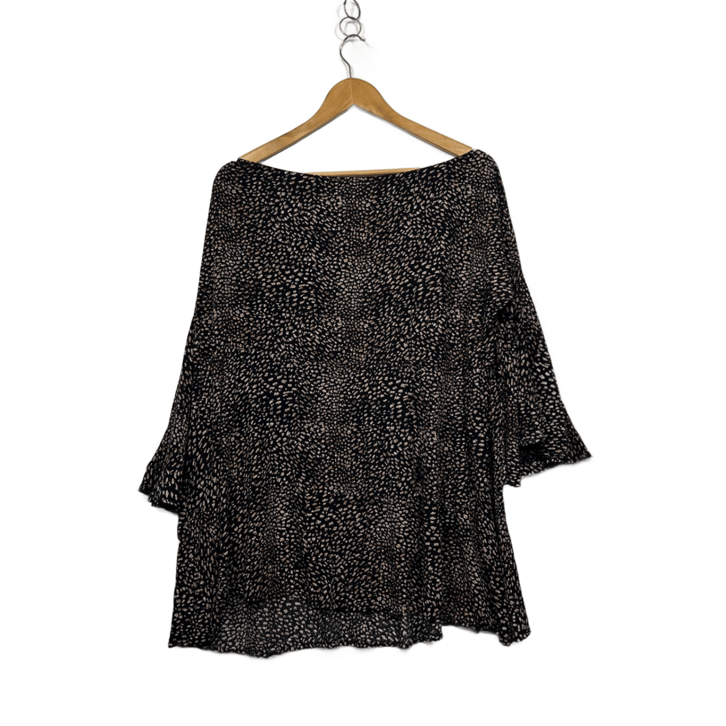 Pink Diamond Black Beige Wide Bell Sleeve Oversized Fit Size 12 16