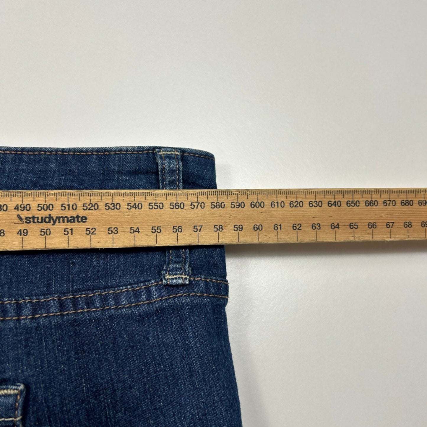 Sara Blue Straight Leg Jeans Size 24