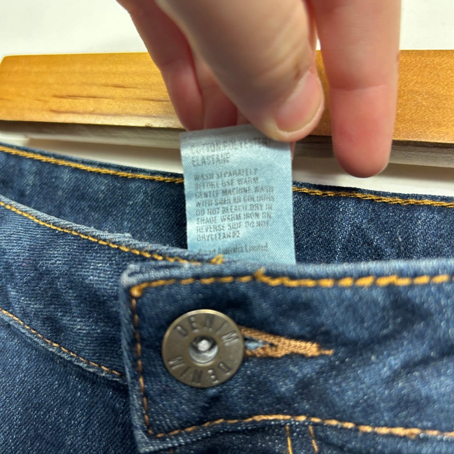 Now Plus Blue Denim Shorts Cropped Pants Size 24