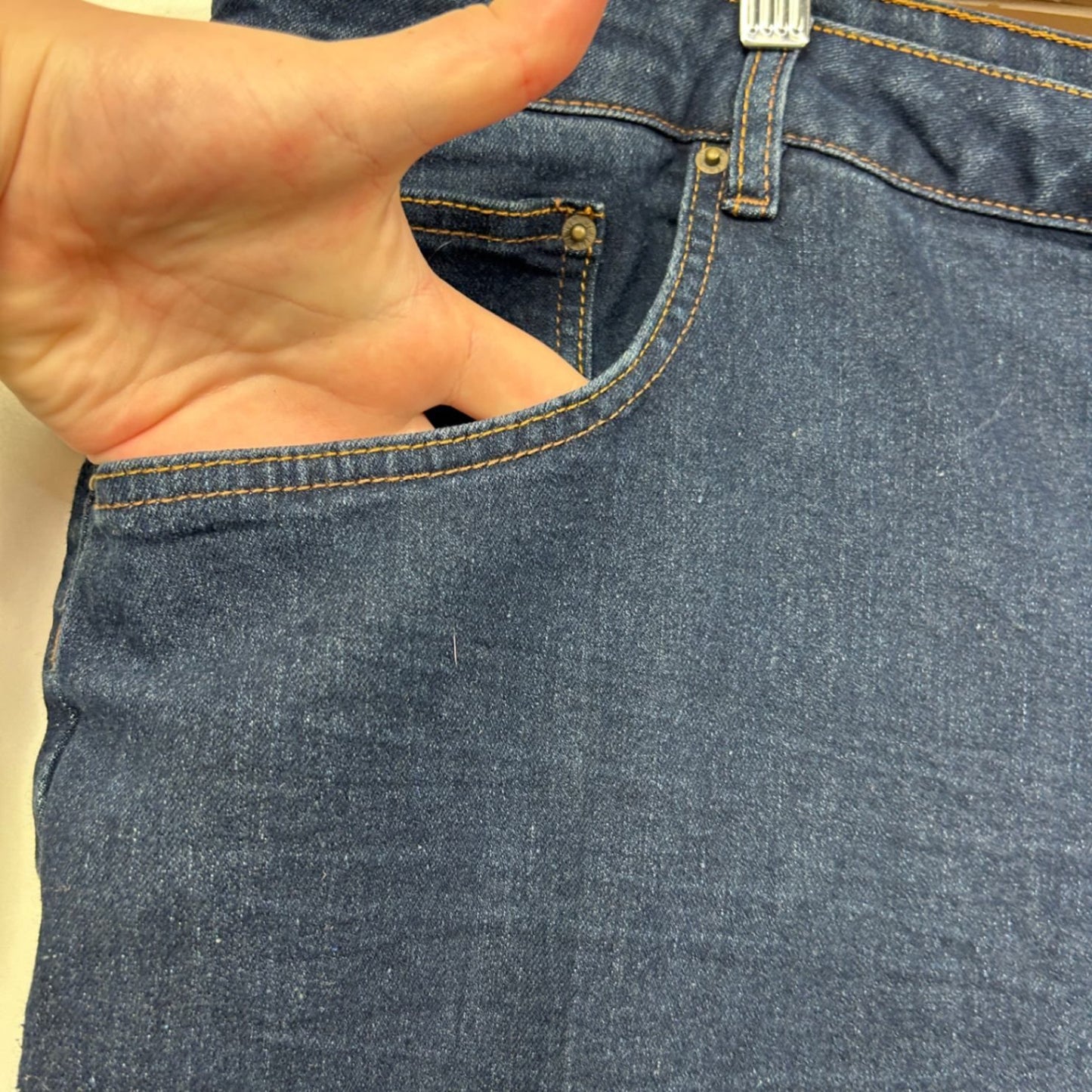 Now Plus Blue Denim Shorts Cropped Pants Size 24
