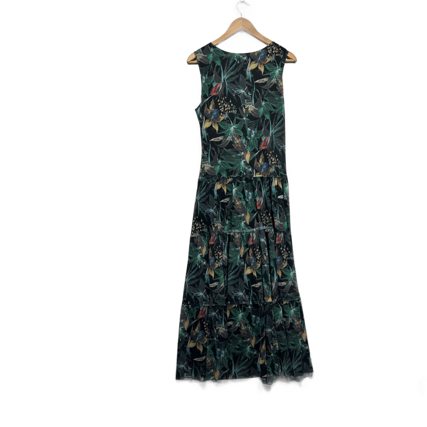 Noni B Multicoloured Sleeveless Tiered Floral Maxi Dress Size XL