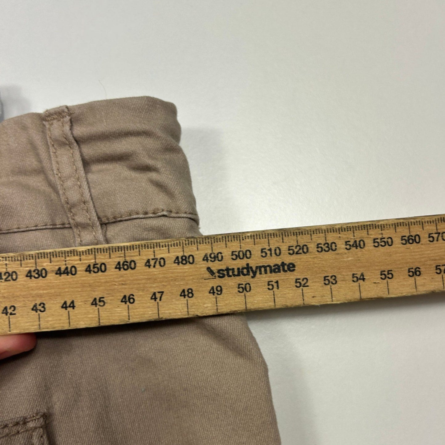Crossroads Skinny Fit Stretch Khaki Chino Pants Jeggings Pockets Size 20