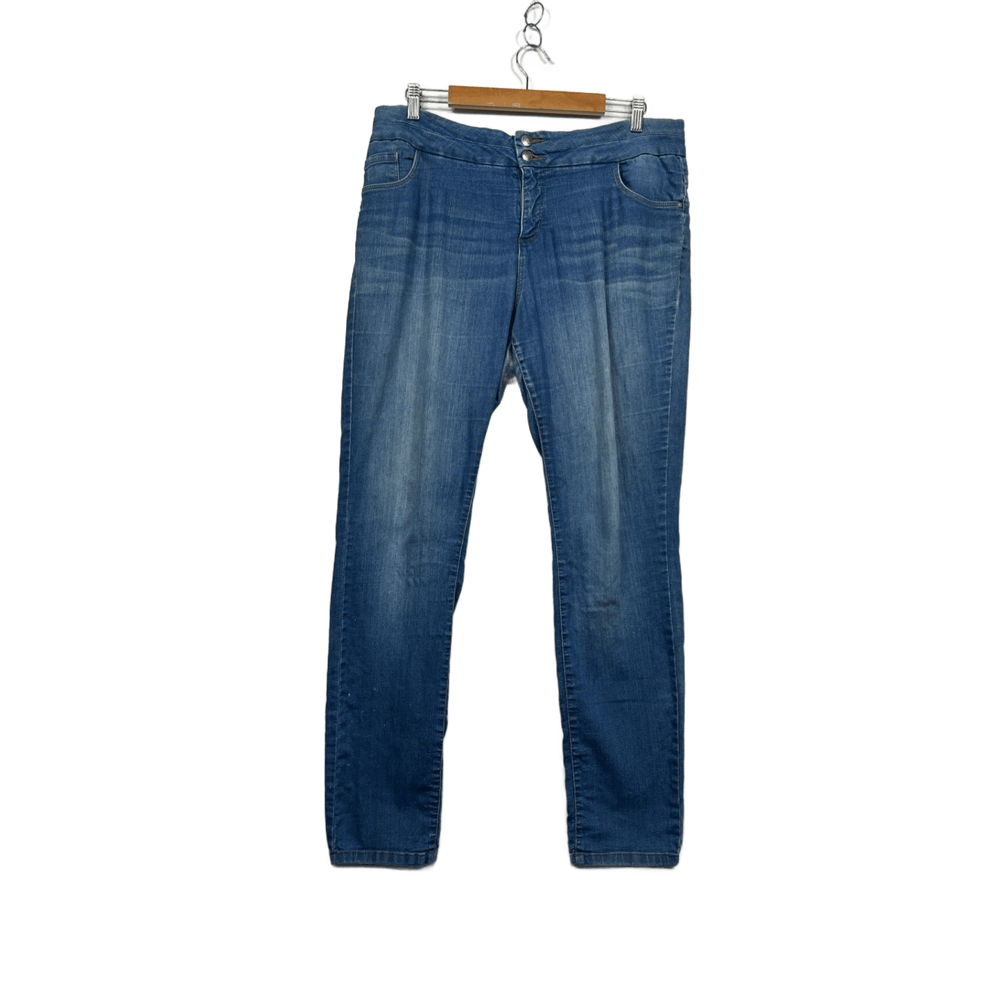 Crossroads Blue Skinny Jeans Size 16