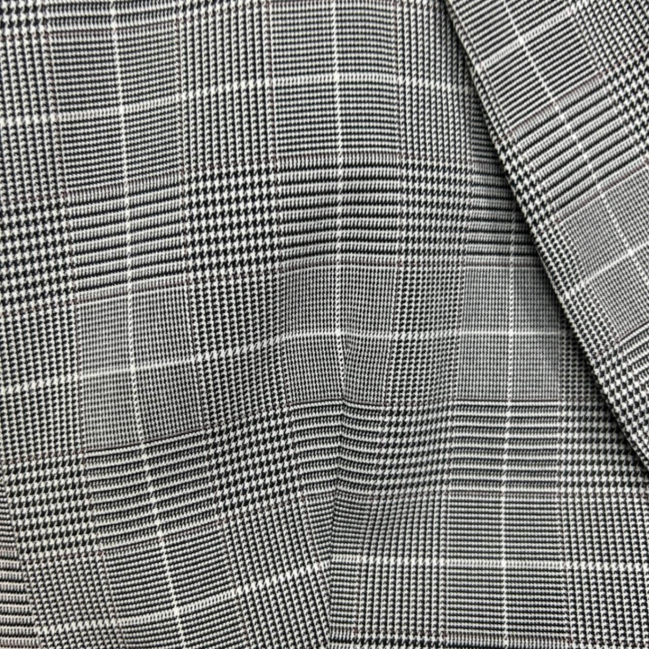 Preview Long Sleeve Grey Check Blazer Jacket Size 20