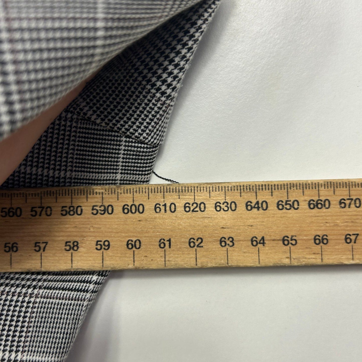 Preview Long Sleeve Grey Check Blazer Jacket Size 20