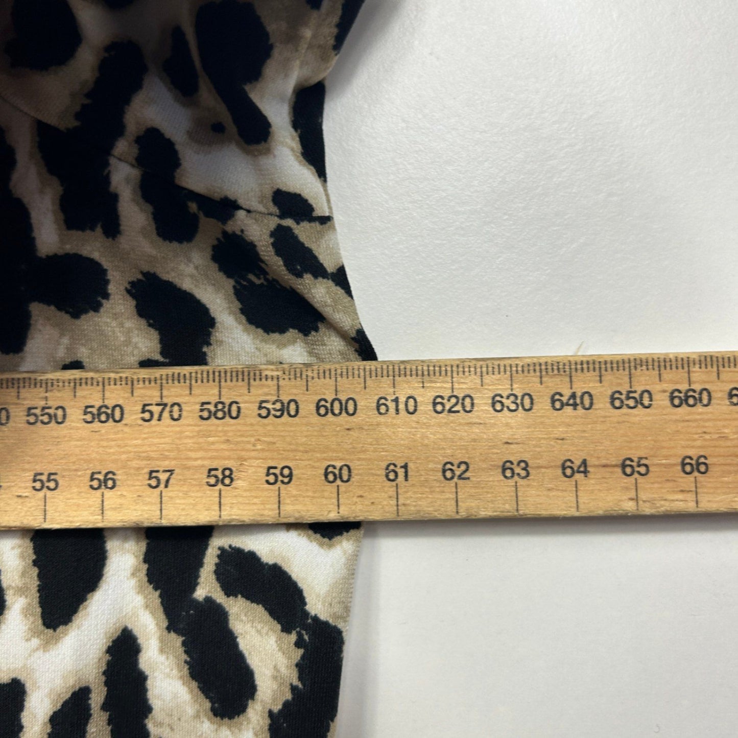Autograph Animal Print Short Sleeve Tunic Top Blouse Size 18