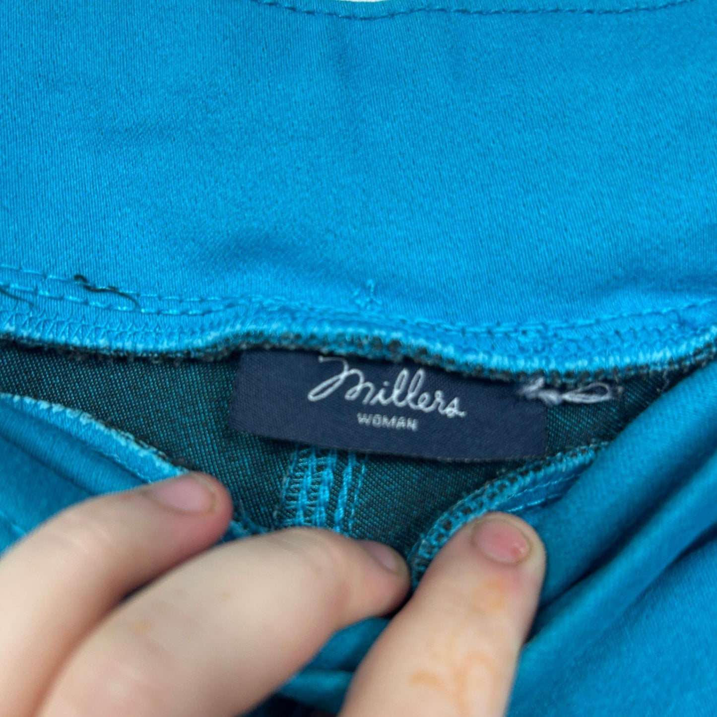 Millers Blue Bermuda Pull On Shorts Size 20