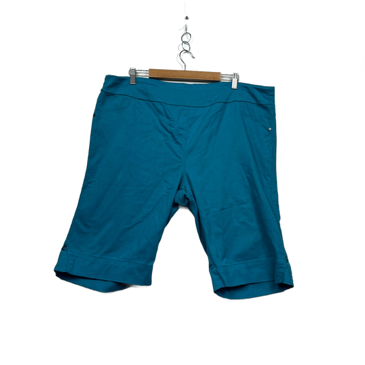 Millers Blue Bermuda Pull On Shorts Size 20