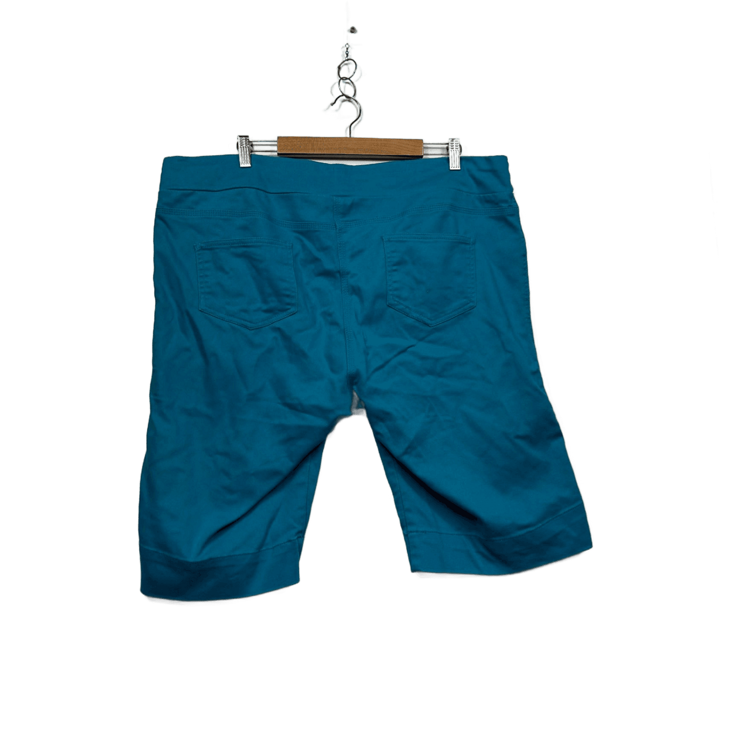 Millers Blue Bermuda Pull On Shorts Size 20