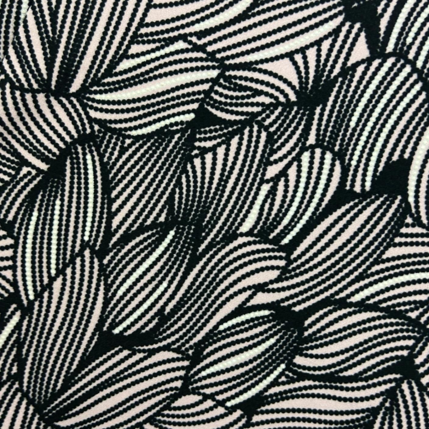 New Noni B Black Puff Print Midi Stretch Waistband A-Line Skirt Size 14