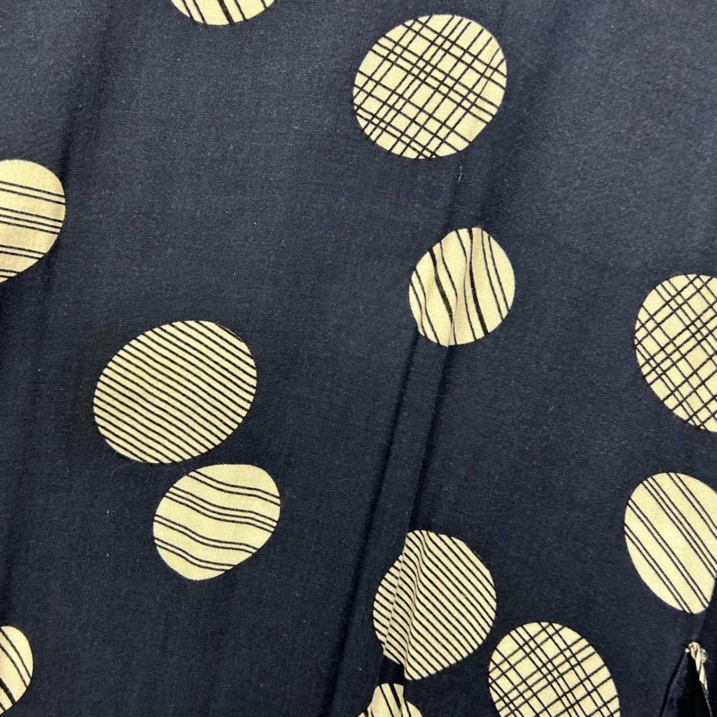 M Style Womens Navy Short Sleeve Round Neck Relaxed Shift Dress Size 14