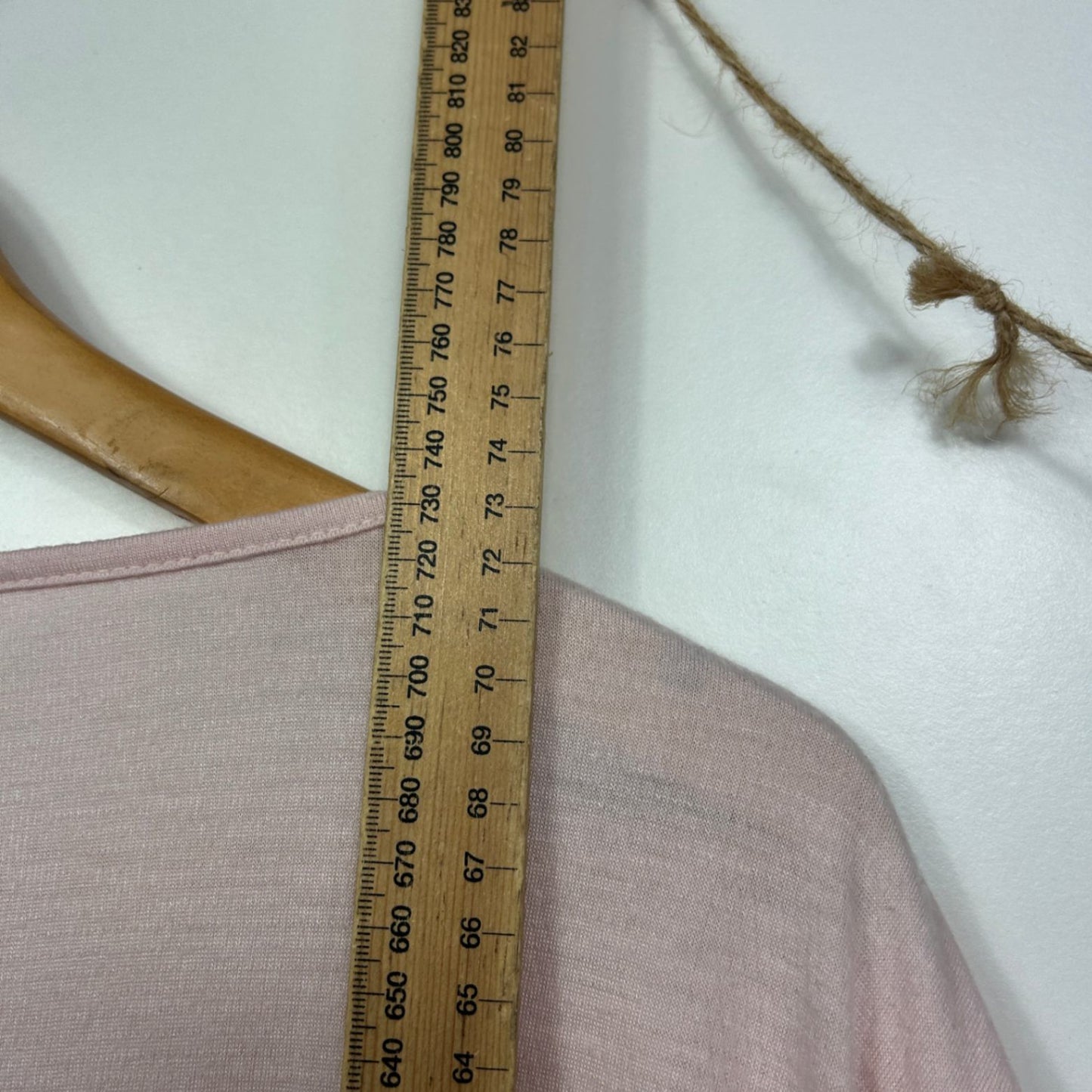 Katies Women's Blush Pink Flatter Sleeve Boho Tunic Top Size 2XL 16 18