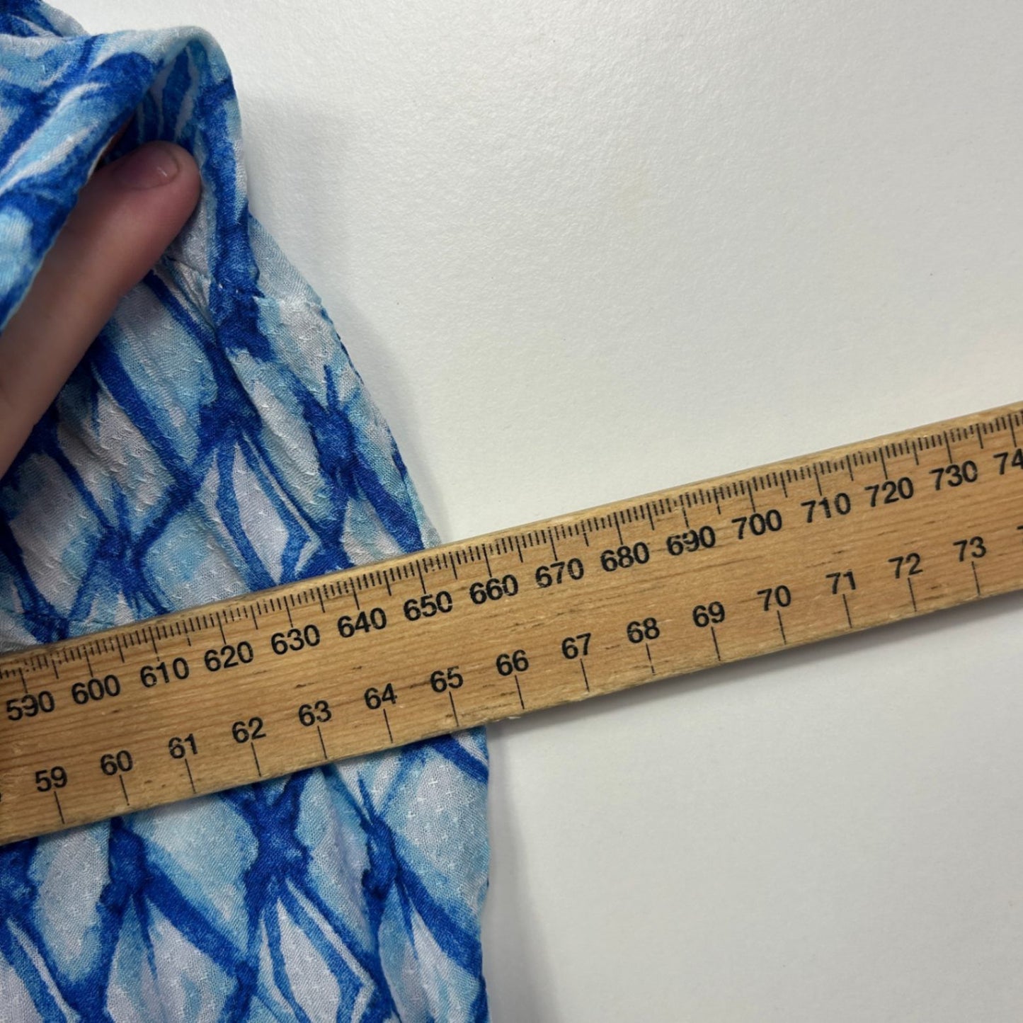 Belle Curve Blue Tunic Top Size 26 Plus