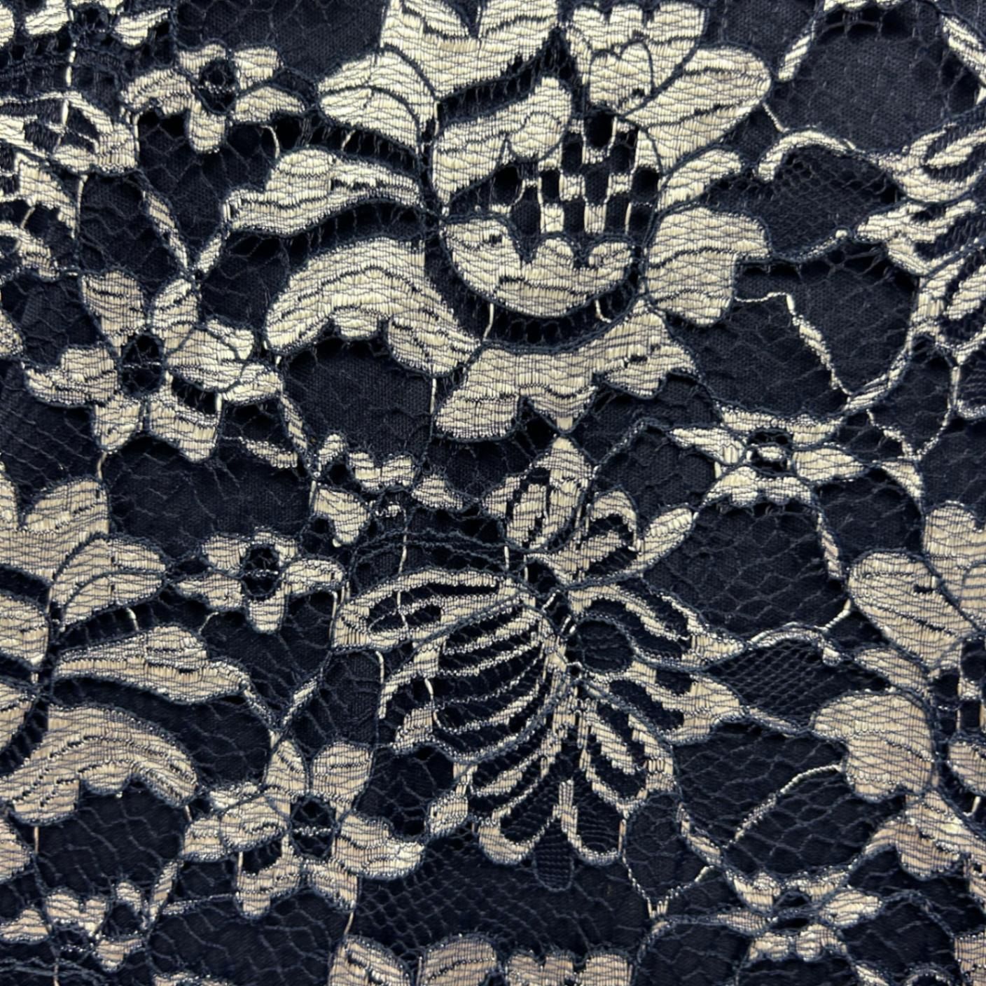 Millers Women's Navy Blue Occasional Lace Overlay Top Blouse Size 18