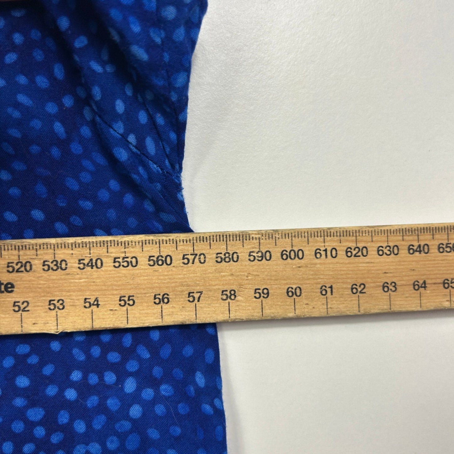 Blue Rayon Short Sleeve Scoop Neck Casual Blouse Top Size XL 14 16