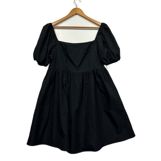 SHEIN Black Square Neck Fit & Flare Dress Size 16 1XL