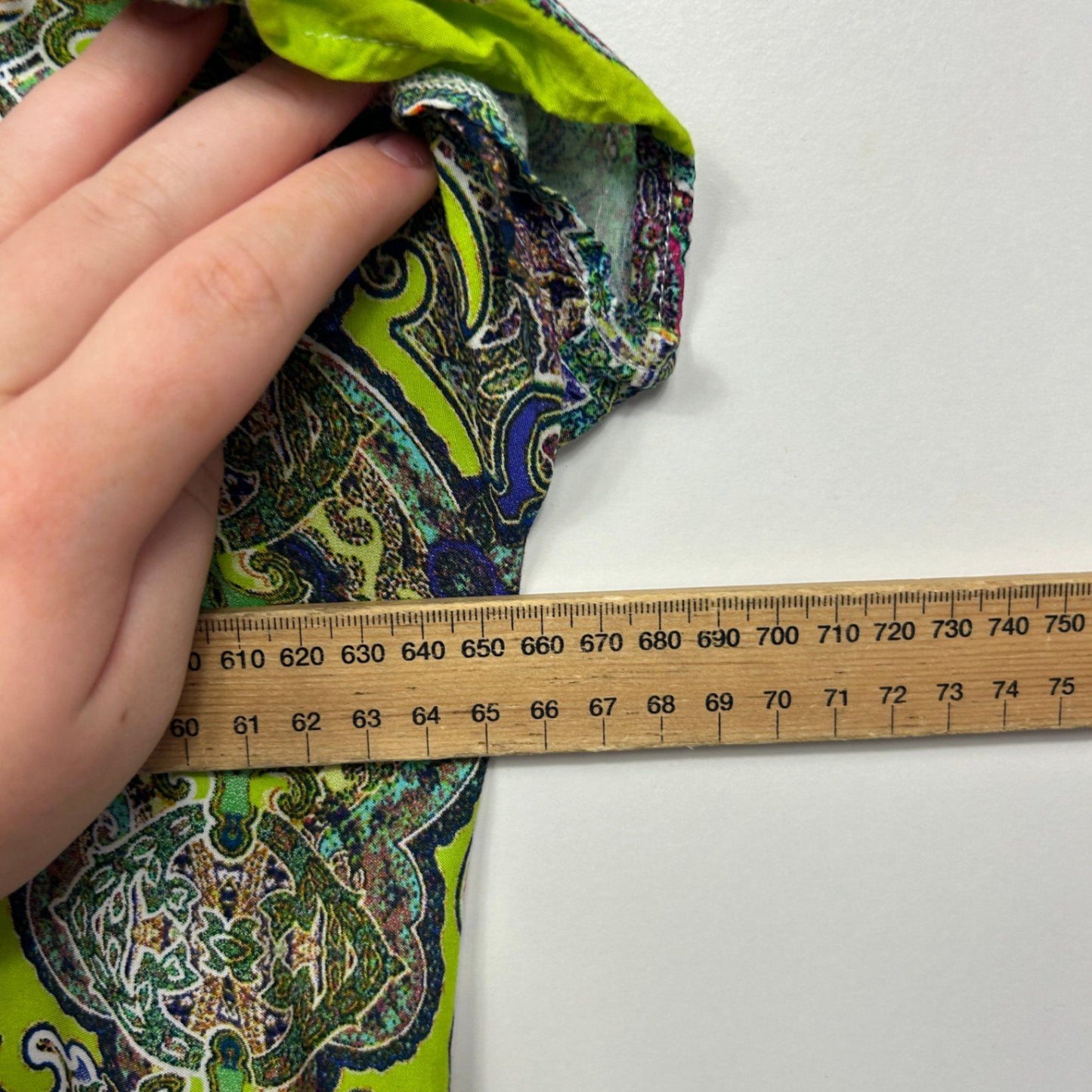 Boho Australia Multicoloured Maxi Kaftan Bohemian Dress Size 12 14