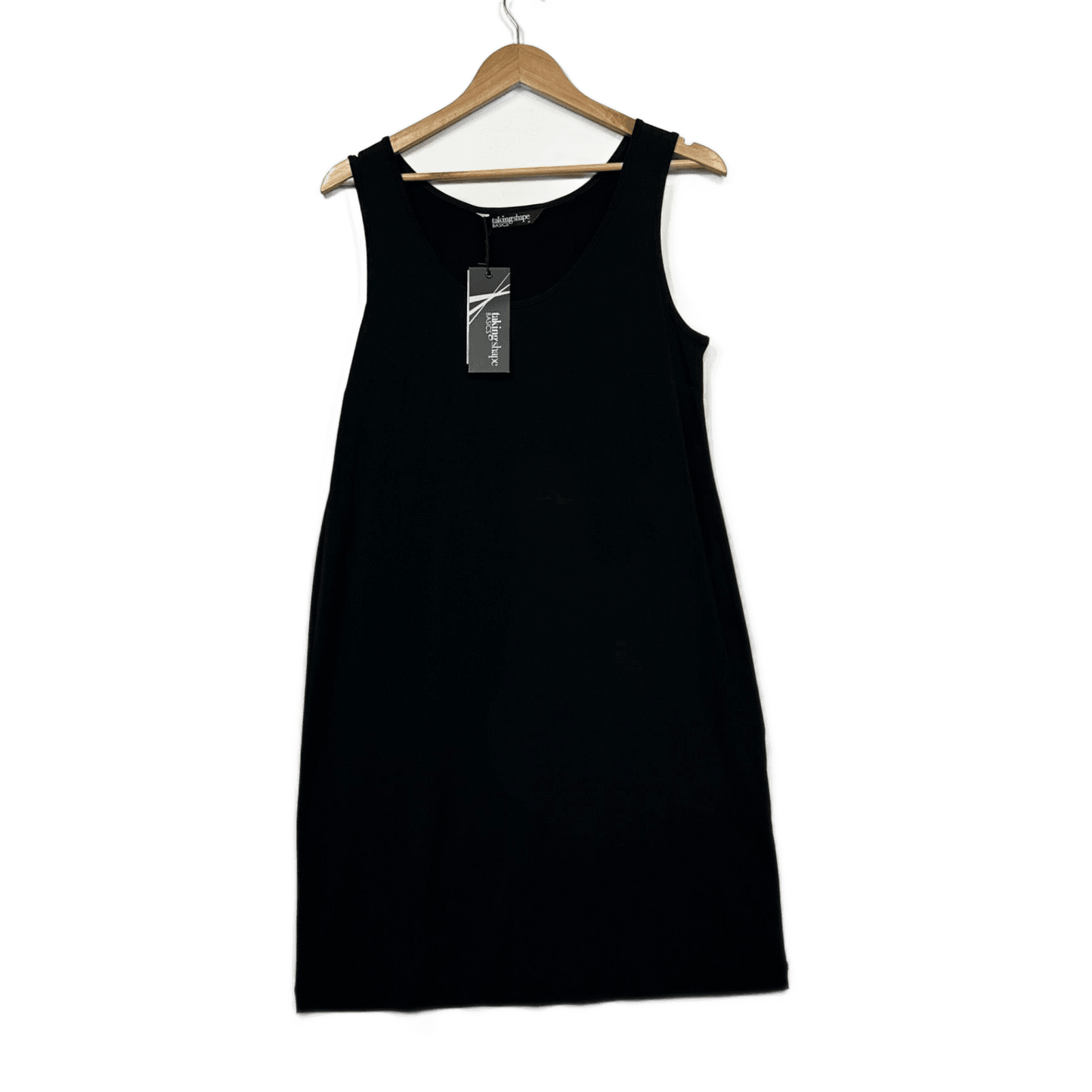 Taking Shape  Black Sleeveless Core Slip Dress Size 12 Layer
