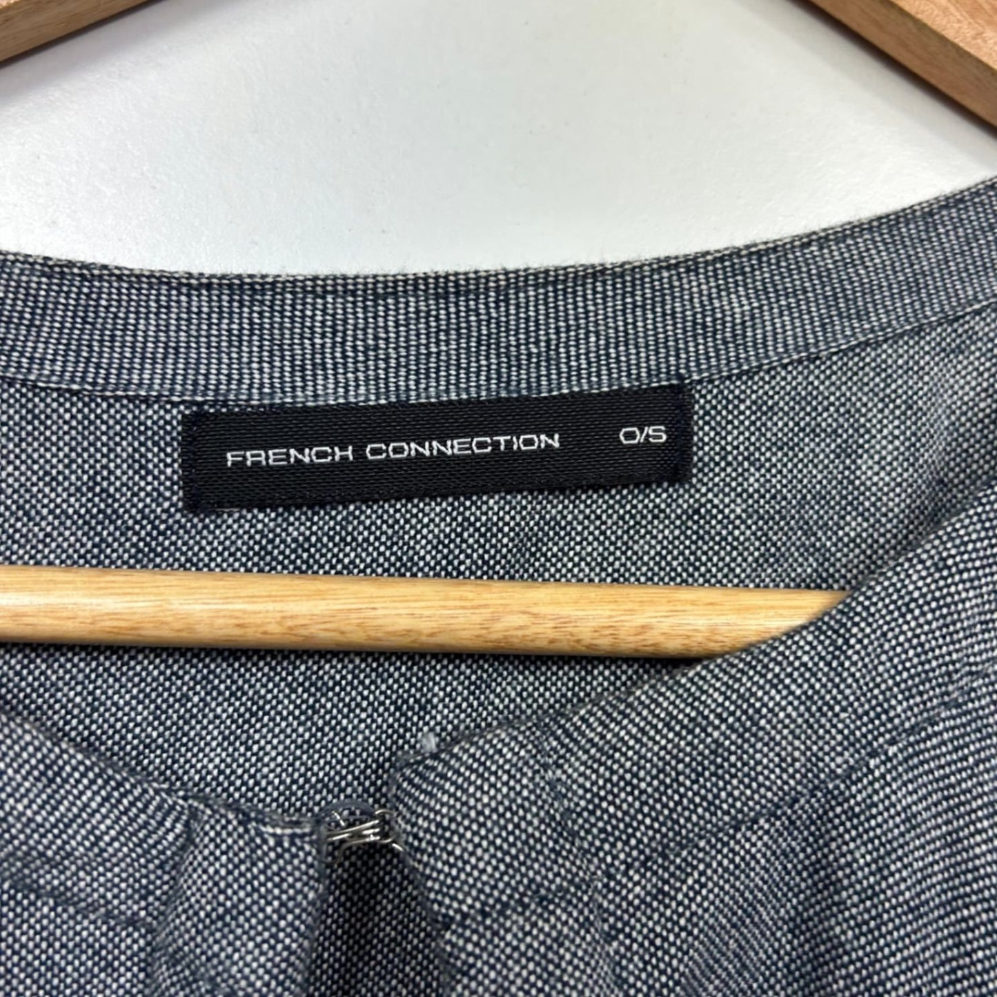 French Connection Cotton Open Front Top Jacket One Size