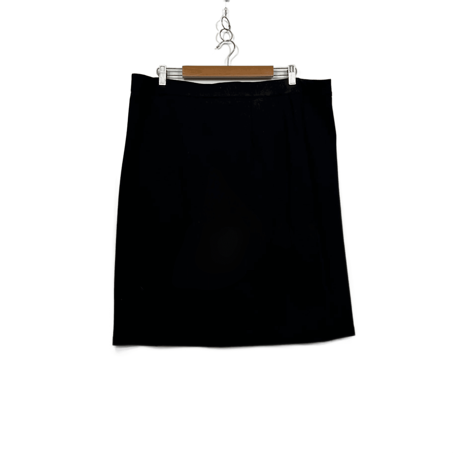 New Rockmans Button Ponte Black Pencil Skirt Size 20