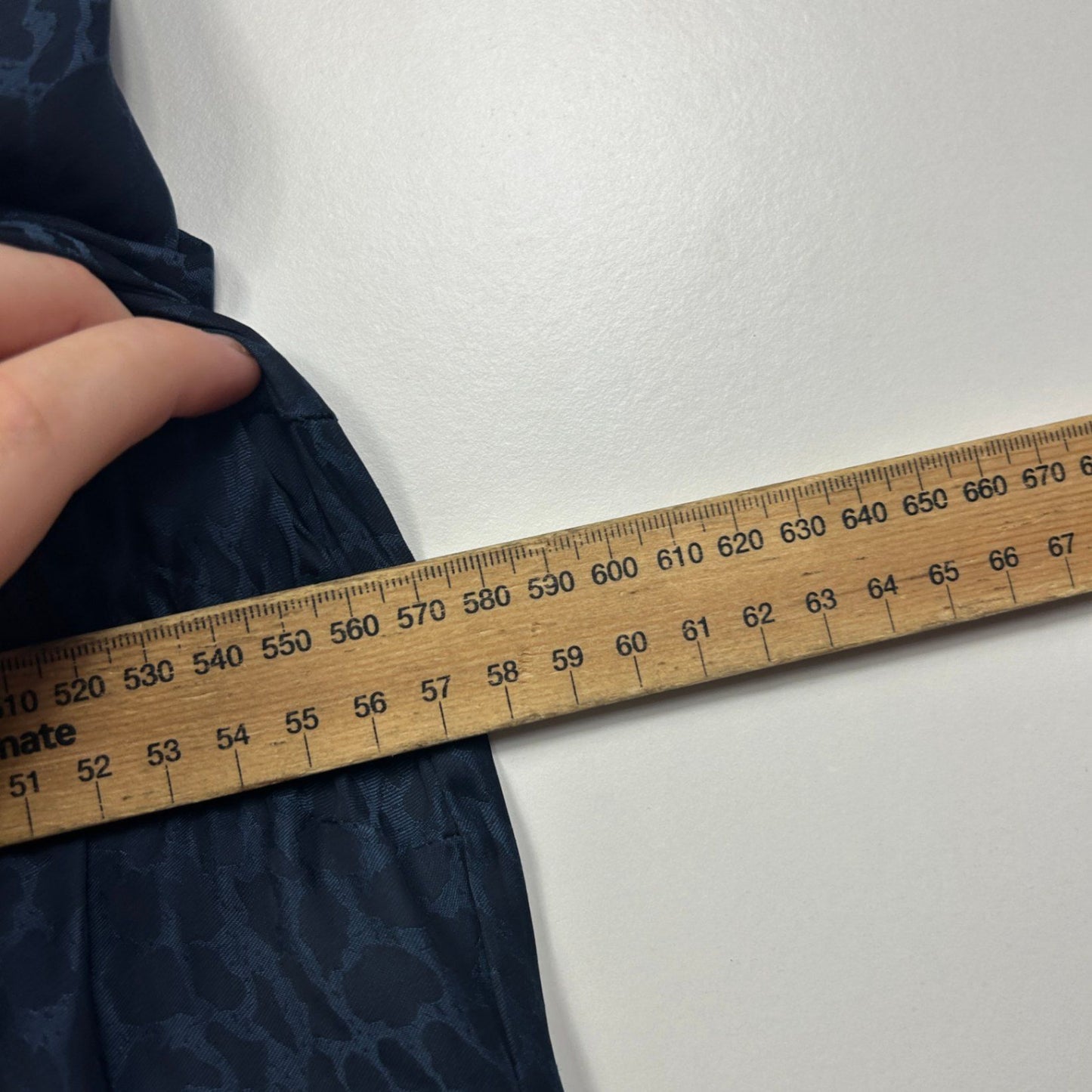 New Beme Women's Navy Long Sleeve V Neck Workwear Top Blouse Size 18