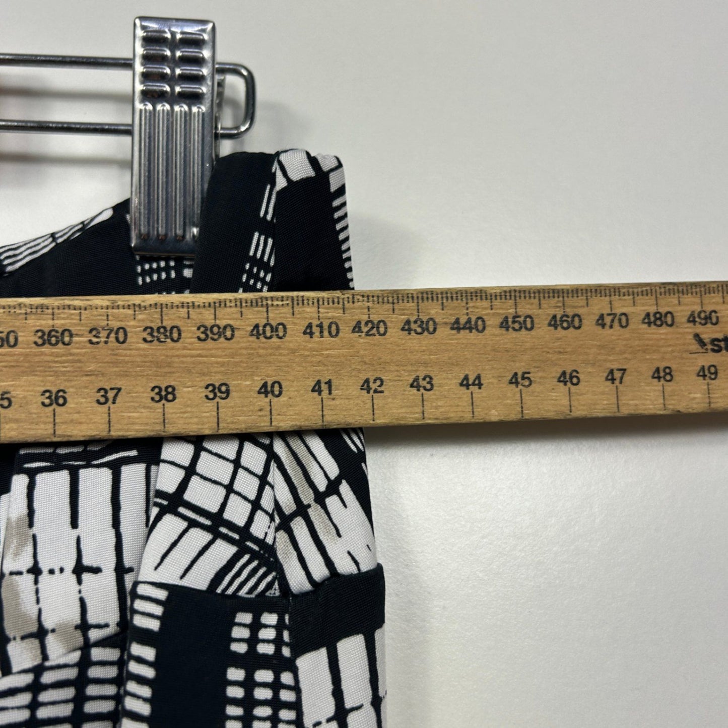 RTM Pants Plus Size 20 Black White Cropped Wide Leg Trousers Pants