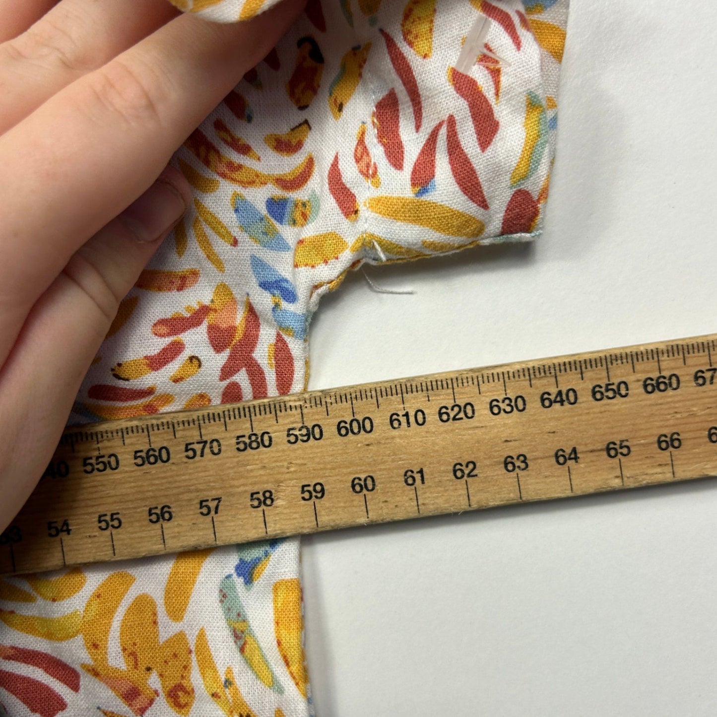 Suzanne Grae Linen Multicoloured Short Sleeve Top Size 14