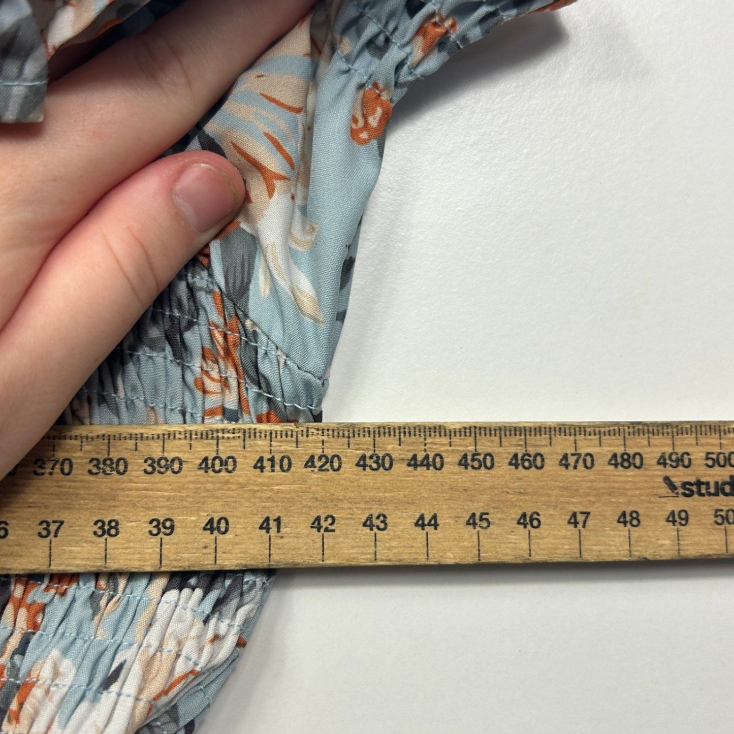 SHEIN Multicoloured Square Neck Peplum Floral Top Blouse Size 1XL 16