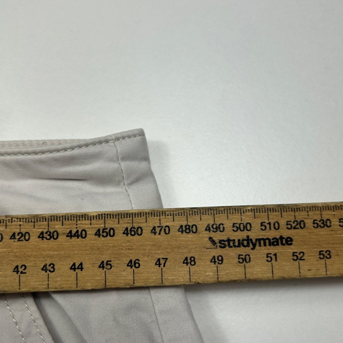 Sportscraft Beige Pockets Cotton Straight Leg Chinos Trousers Pants Size 16