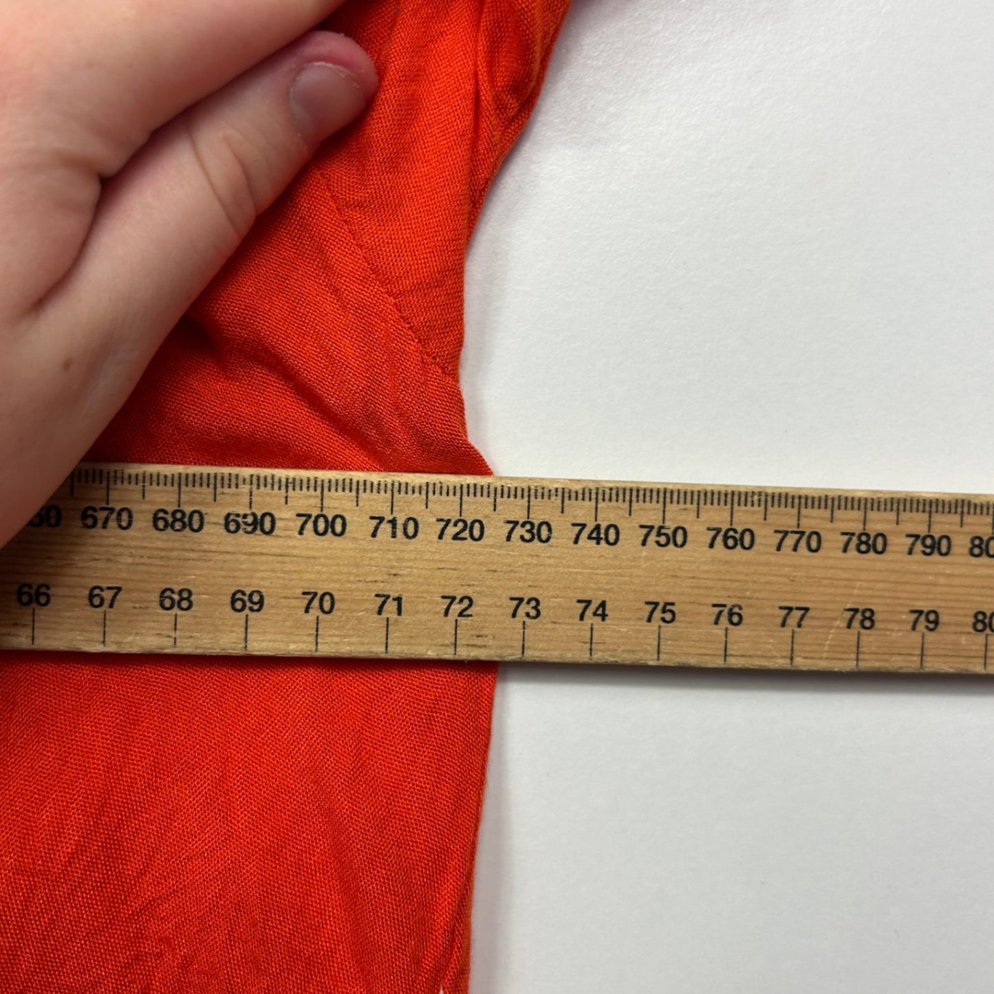 Red Rayon Embroidered Sequin Button Up Top Shirt Size 16 18 XL