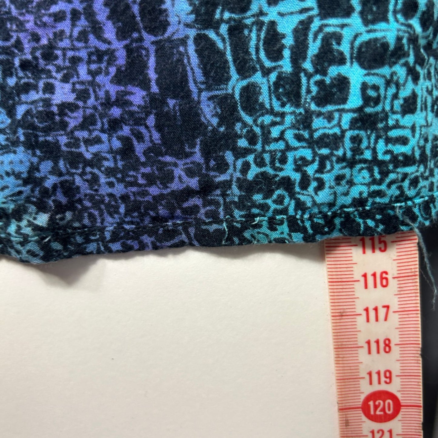 Lunsea Kaftan Dress Blue Green Rayon Short Sleeve One Size Plus - Fit up to 22