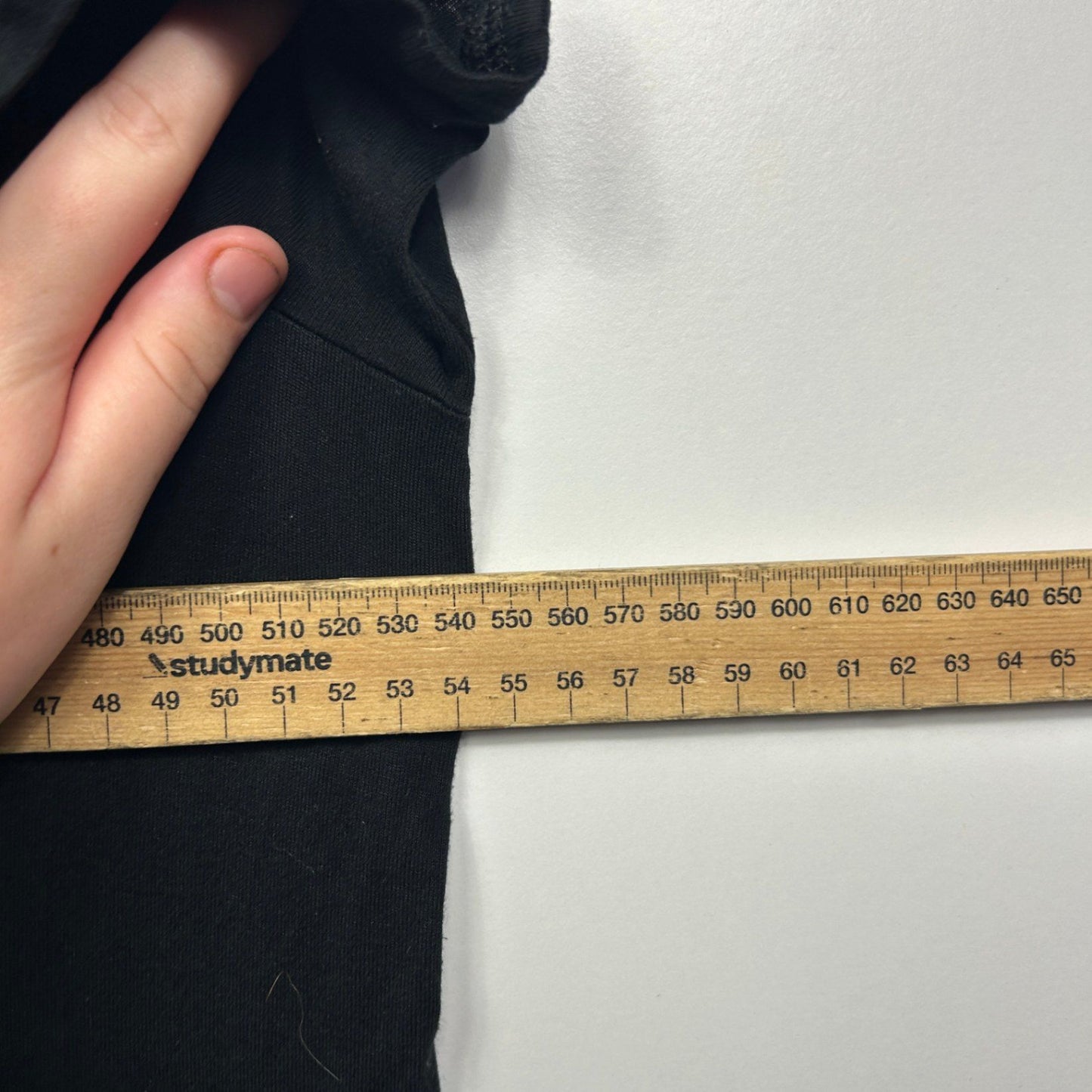 Anko Black Short Sleeve Round Neck Tunic T-Shirt Size 14