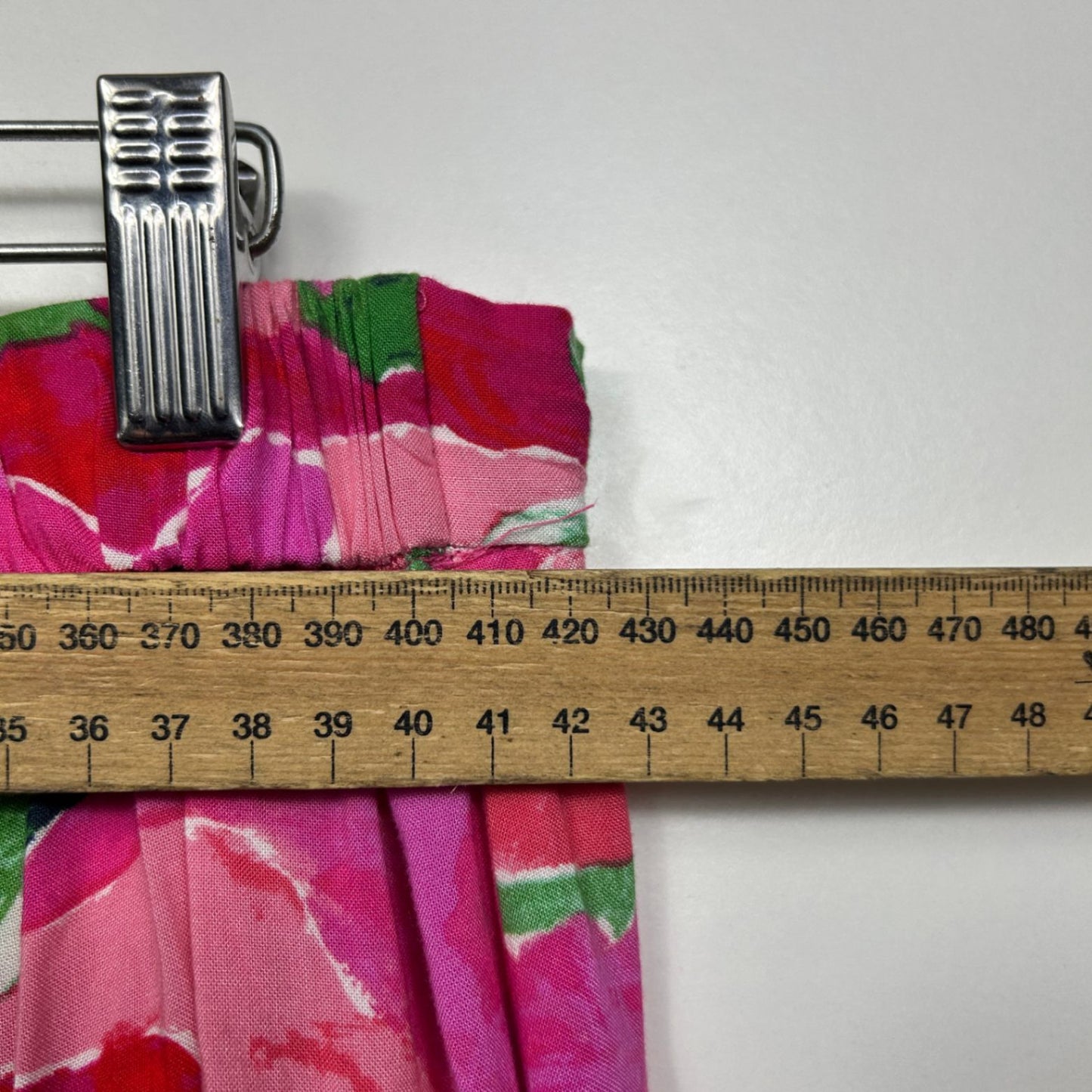 Amaroso Pink Green Red Floral Wide Leg Flowy Pants 2XL