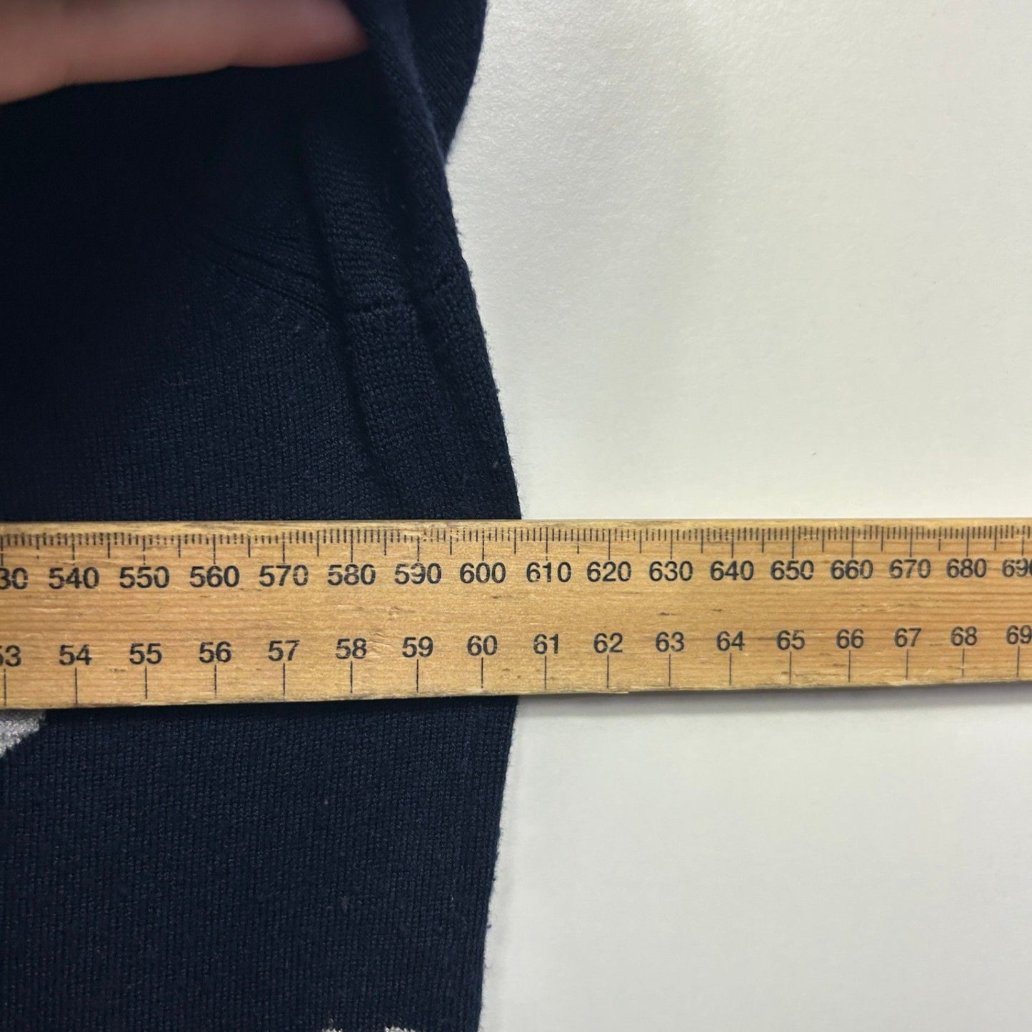 Autograph Womens Navy Blue Hearts Pullover Jumper Knit Size 20 Large Plus