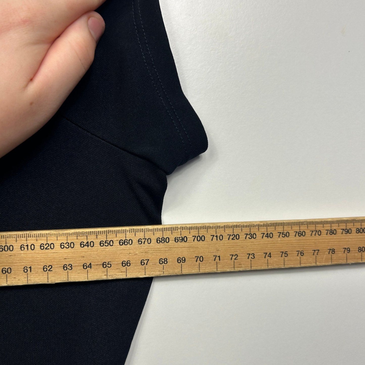 NNT Womens Black Short Sleeve V Neck Workwear Top Blouse Size 4XL 22 24