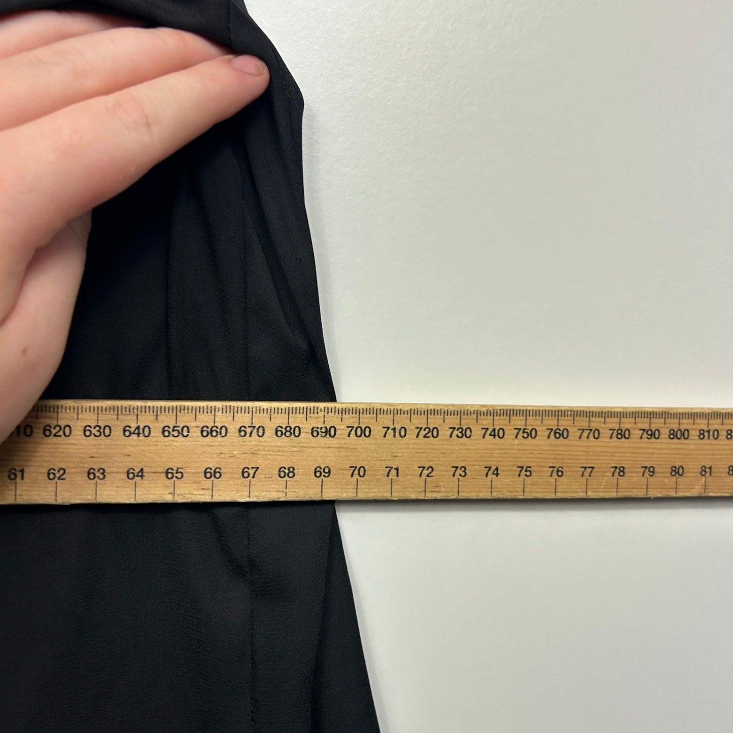 Avella Women's Black Long Sleeve Open Front Kimono Jacket Size 24