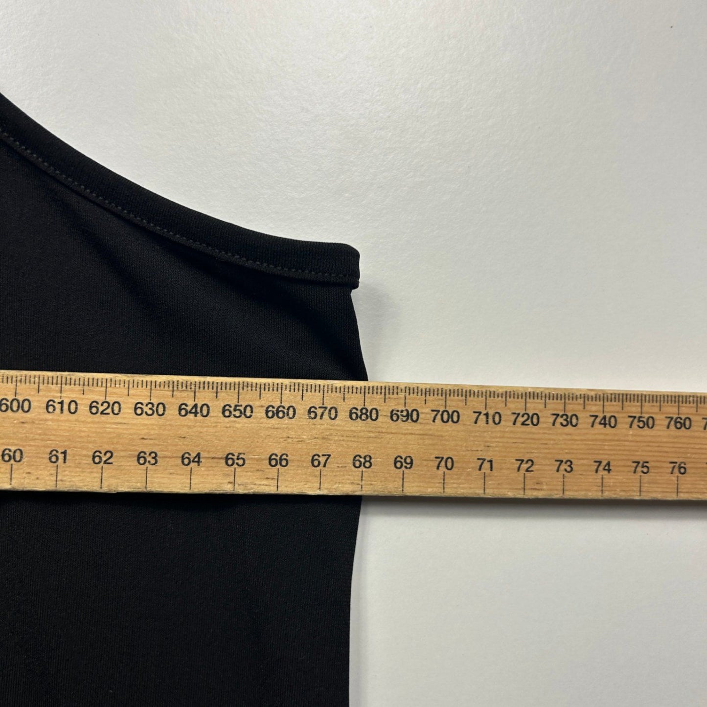 Autograph Black Asymmetric Hem Top Tunic Size 26