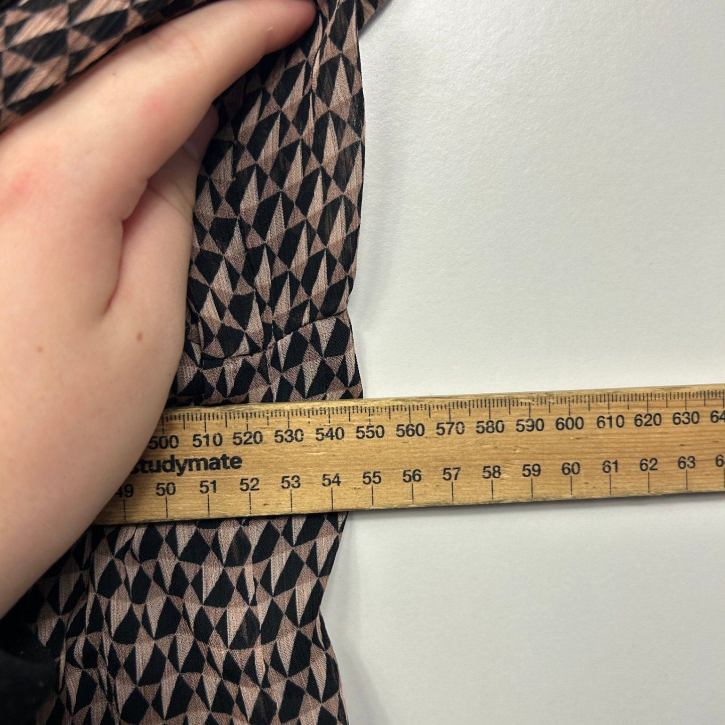 Forever New Women's Black Brown Classic Blouse Top Size 14