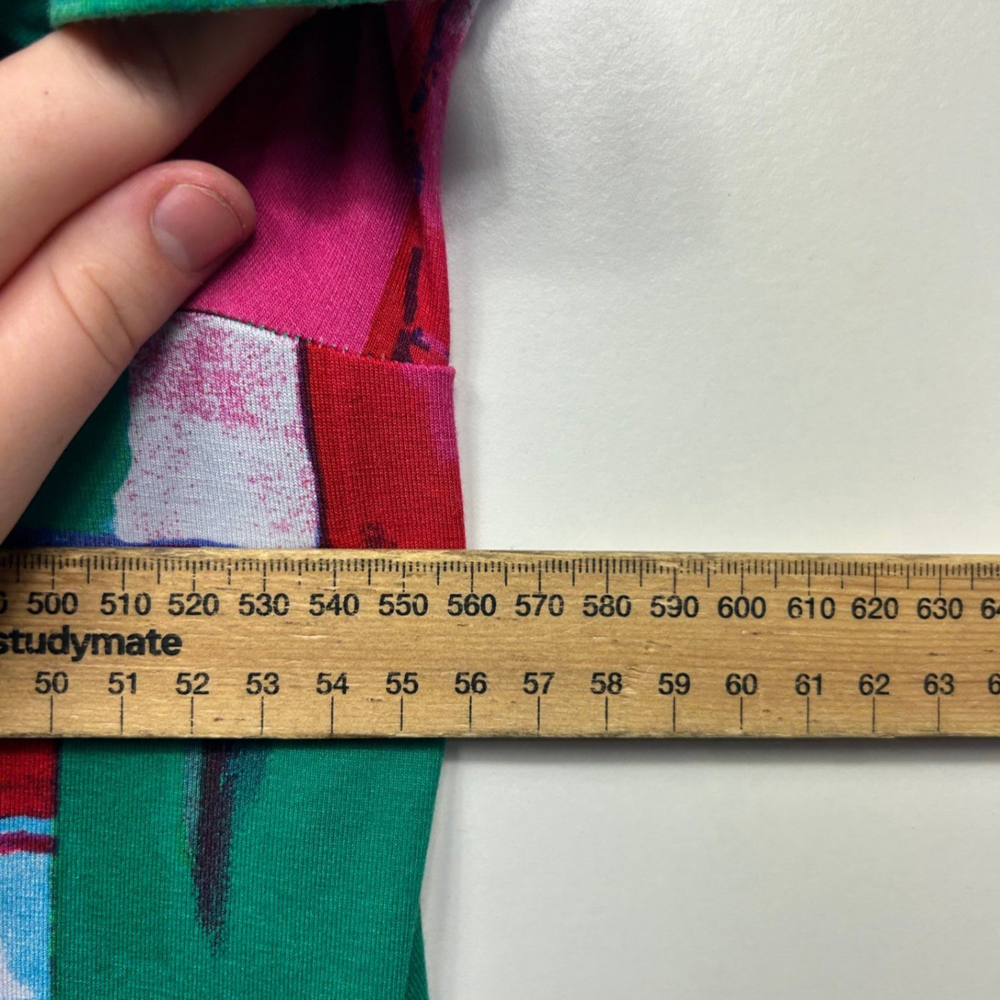 Taking Shape Multicoloured Short Sleeve Tunic Top Blouse Size 20 (Fault)