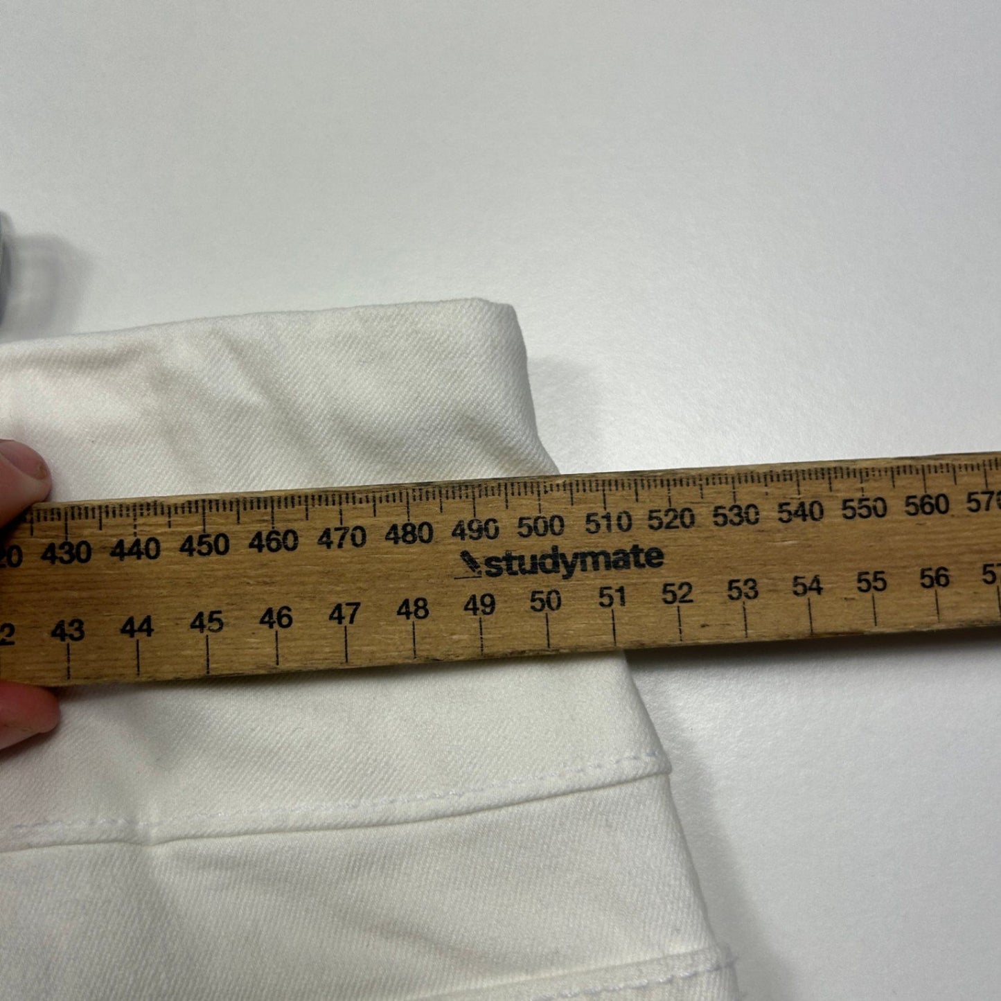 Katies White Cropped Pants Size 20