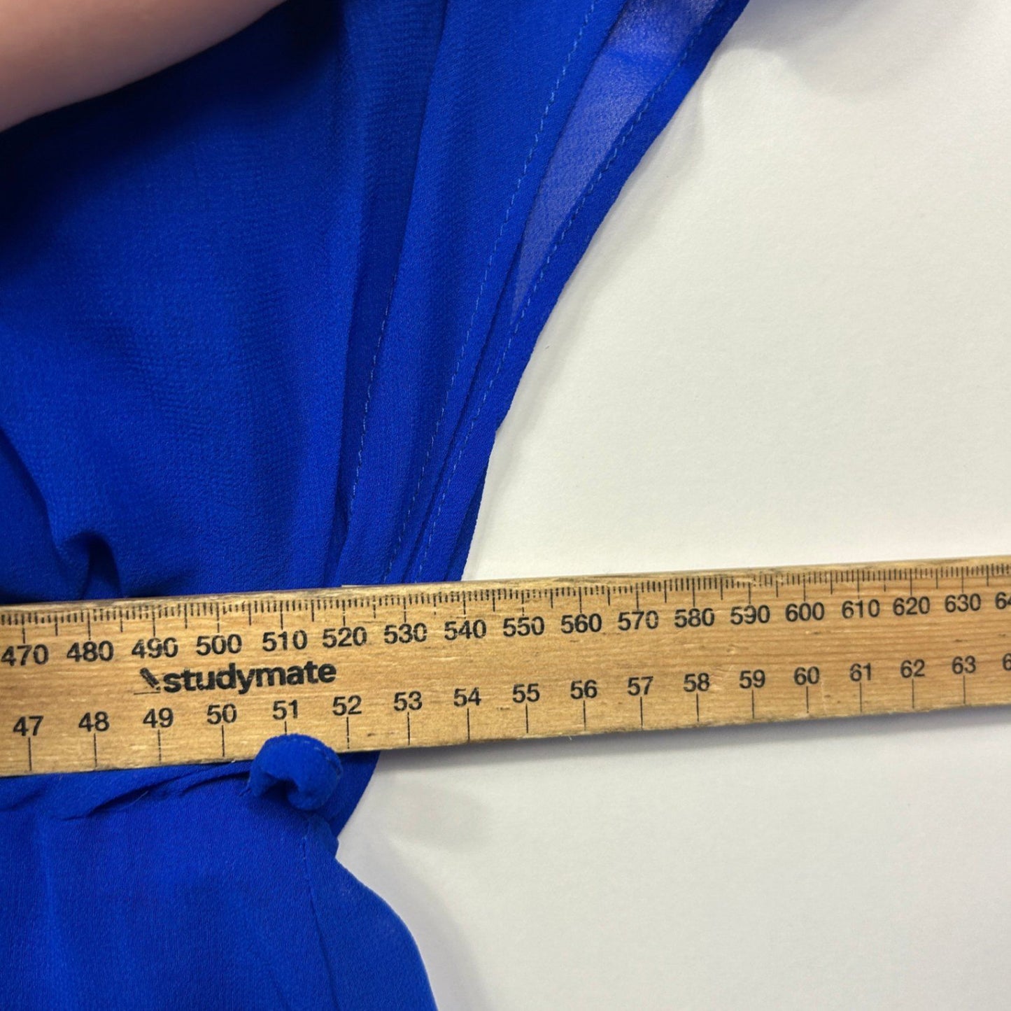 City Chic Blue Short Sleeve Tunic Top Size 18 Medium Plus