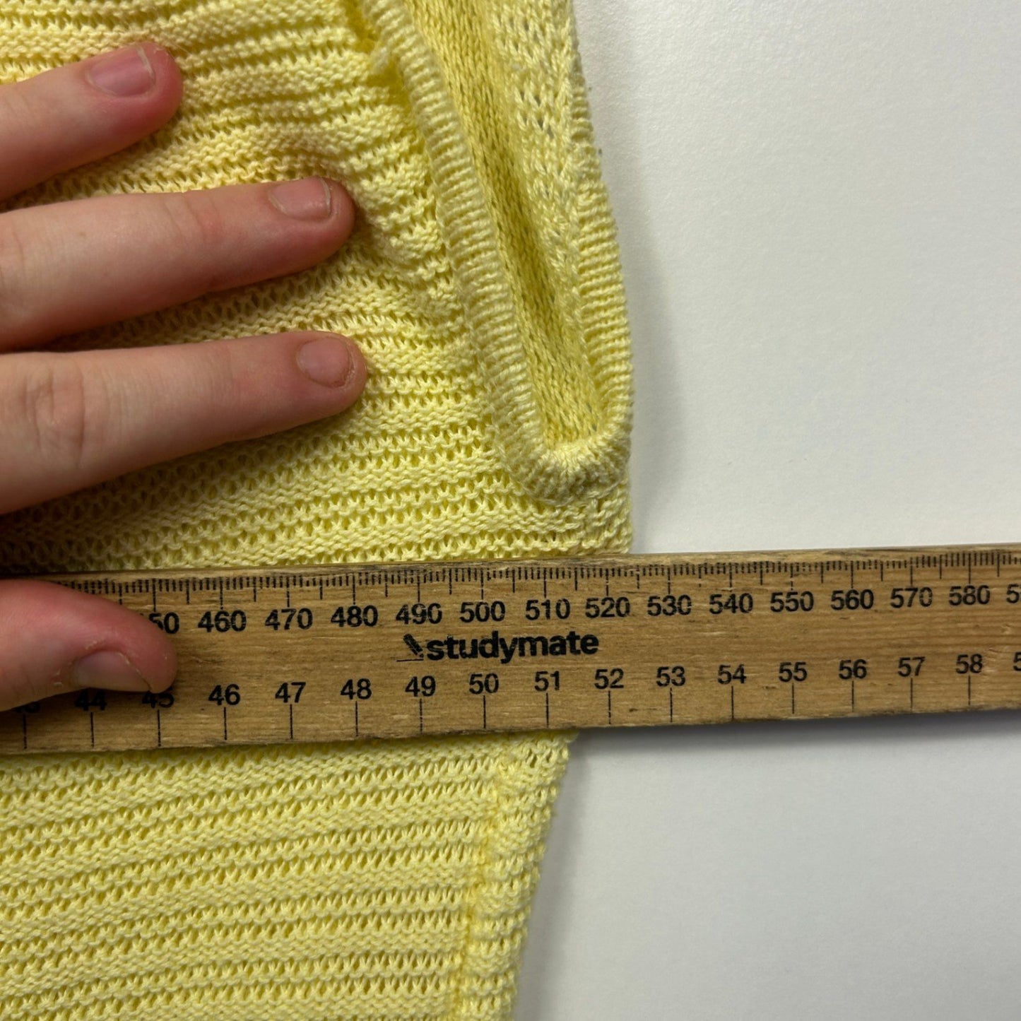 Rockmans Wome's Yellow Cotton Short Sleeve Ribbed Knit Top Size XL