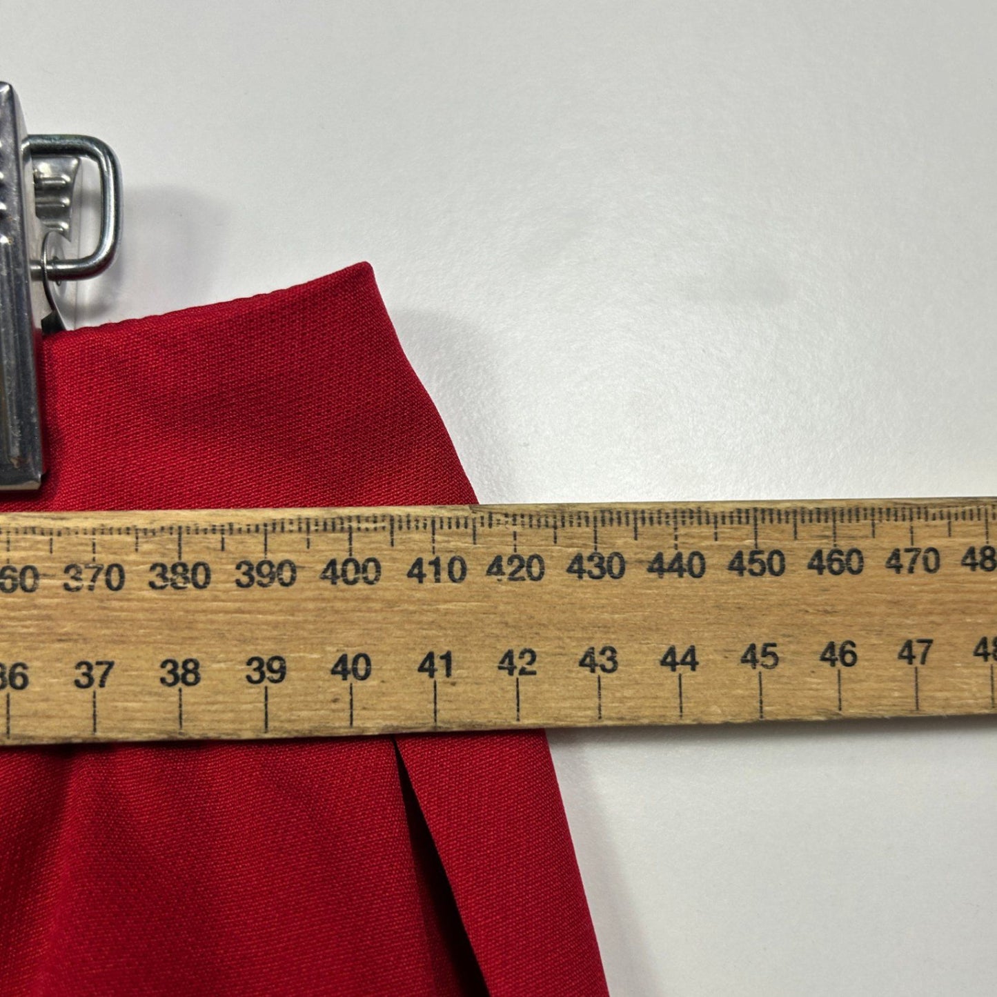 SHEIN Womens Red Pleated Maxi Skirt Size XL/14