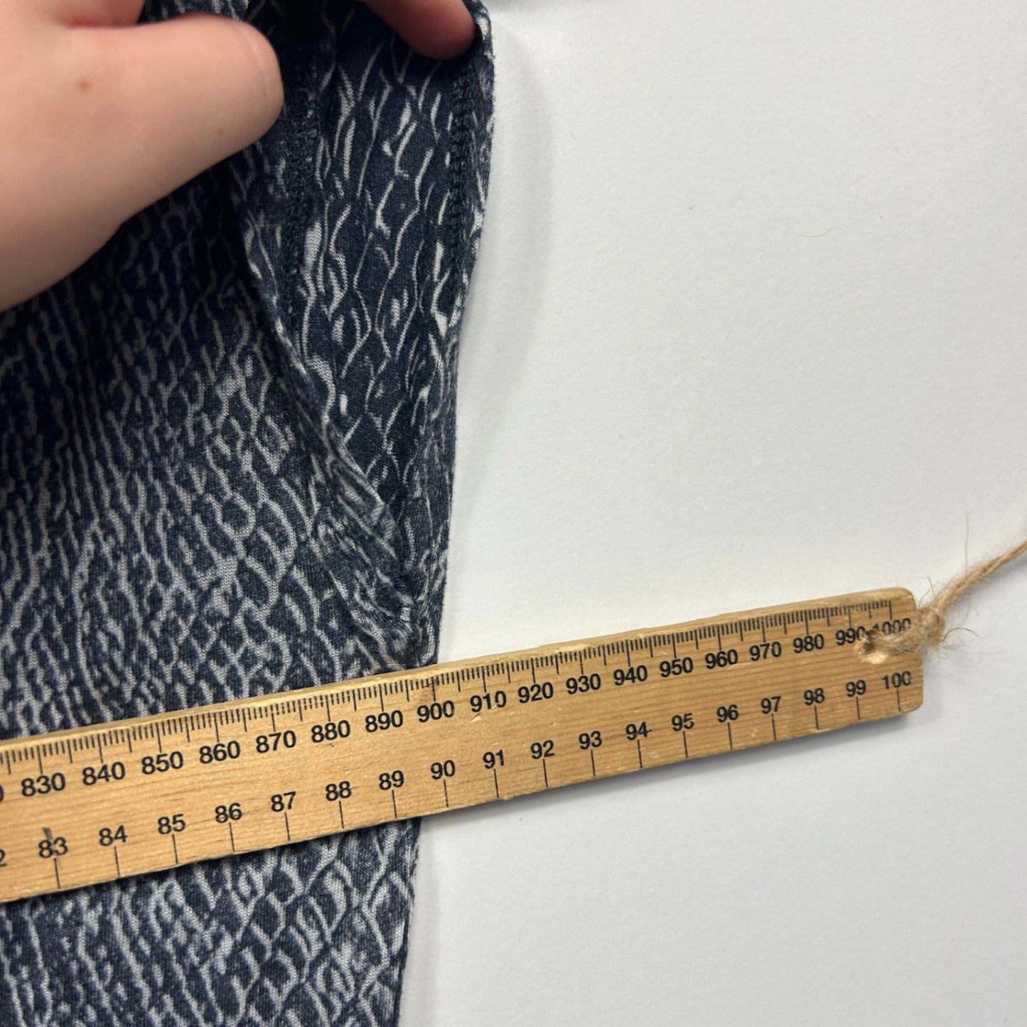 Piper Woman Women's Navy Short Sleeve Kaftan Top Blouse Size XL