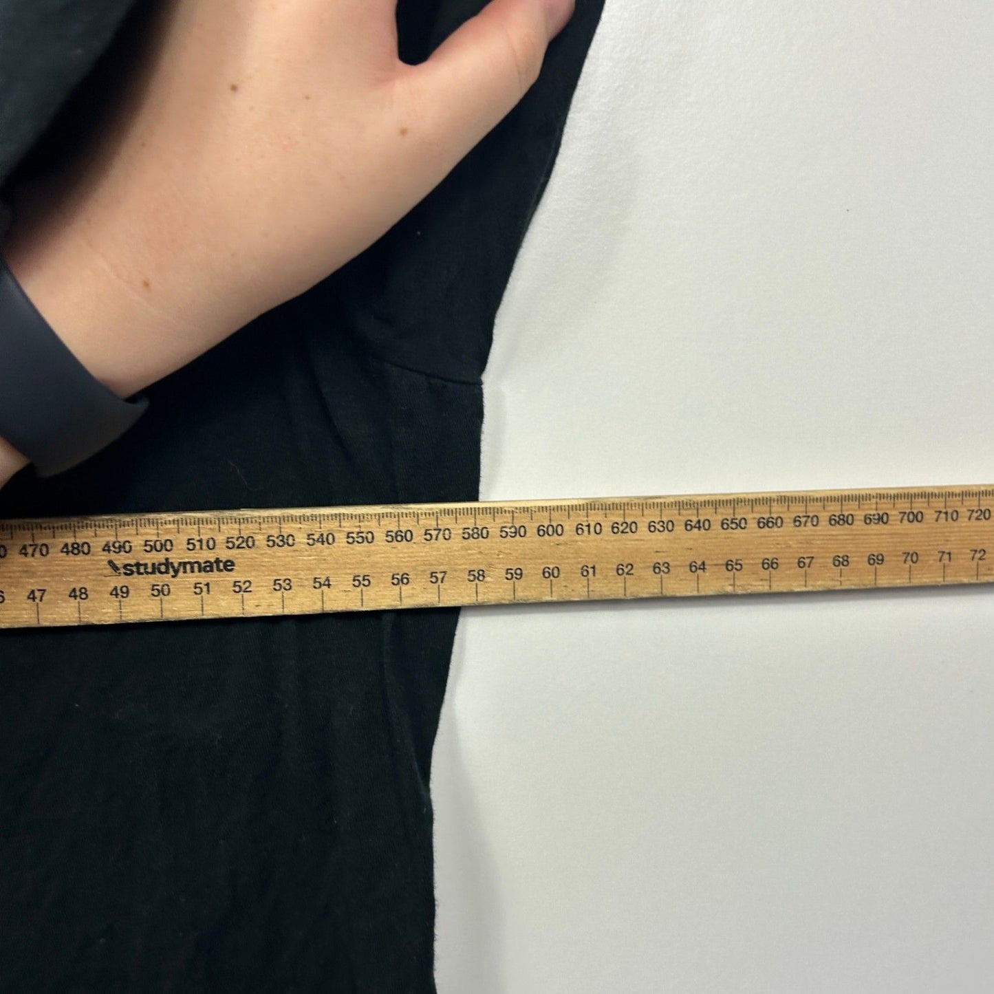 Christmas Black Long Sleeve Crew Neck Cotton Casual T Shirt Size 22 24