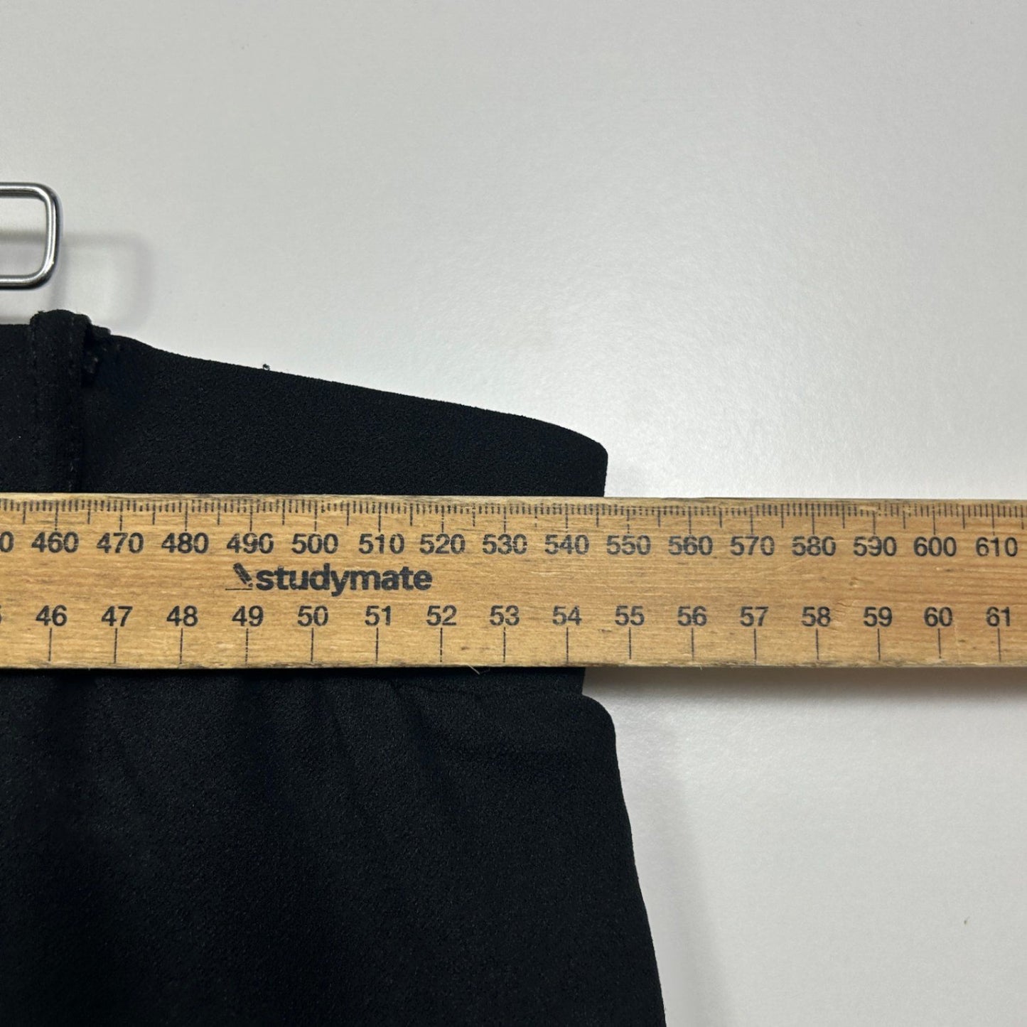 Anko Curve Womens Black Wide Leg Pockets Cropped Pants Size 24